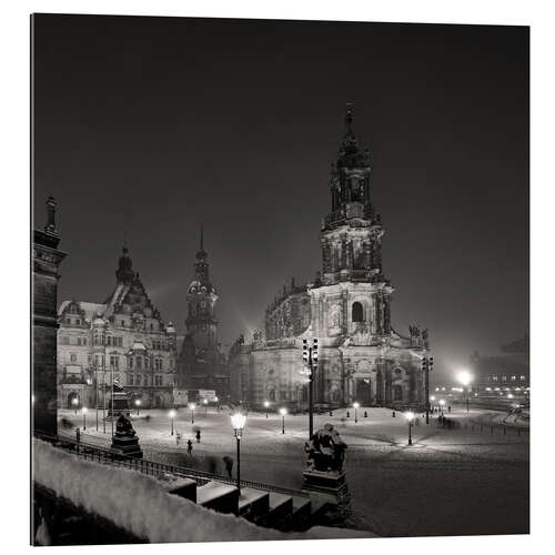 Gallery Print Dresdner Hofkirche im Winter