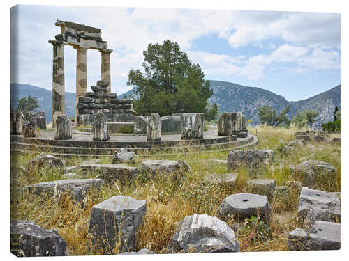 Obraz na płótnie Athena Pronaia Sanctuary - site of Delphi