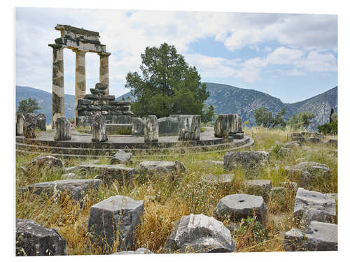 Hartschaumbild Athena Pronaia Sanctuary - Fundstätte von Delphi