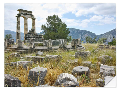 Wall sticker Athena Pronaia Sanctuary - site of Delphi