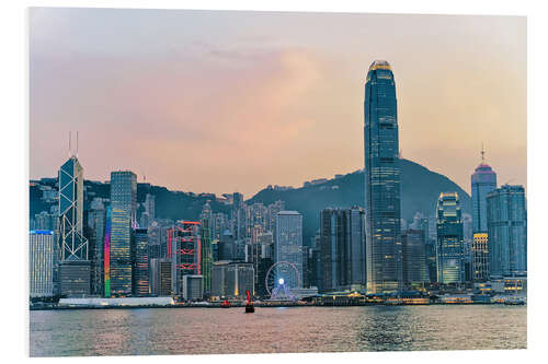 PVC-tavla Skyline of Victoria Harbor, Hong Kong