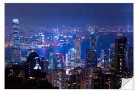 Naklejka na ścianę View of Hong Kong from Victoria Peak