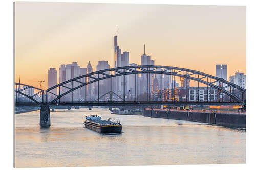 Gallery print Frankfurt at sunset