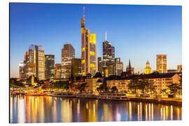 Magnettafel Frankfurter Wolkenkratzer Skyline