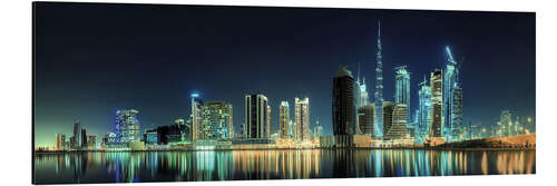 Obraz na aluminium Panorama of the business houses of Dubai