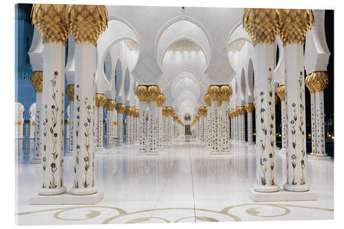 Acrylic print Sheikh Zayed Mosque