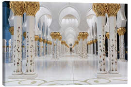Lienzo La famosa mezquita de Sheikh Zayed