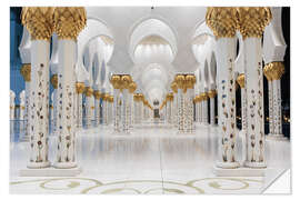 Självhäftande poster Sheikh Zayed Mosque