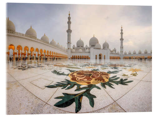 Acrylglas print Sheikh Zayed Grand Mosque