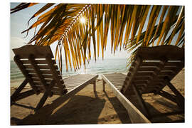 Quadro em PVC Relax on the beach