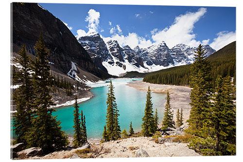 Akryylilasitaulu Moraine lake in Canada