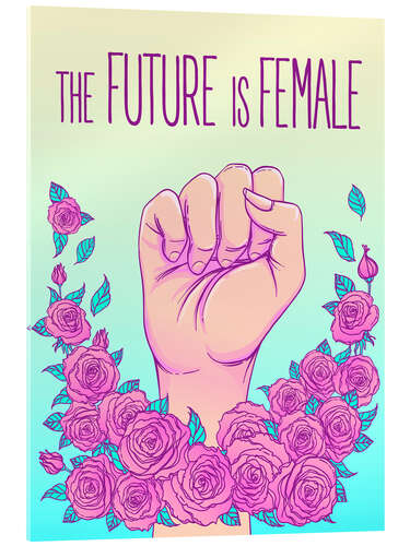 Cuadro de metacrilato The future is female