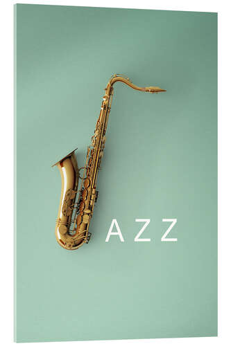 Acrylglas print Saxophone Jazz III