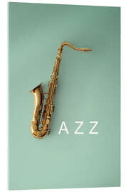 Acrylglas print Saxophone Jazz III