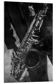 Gallery print Close up of a saxophonist