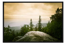 Gerahmter Kunstdruck Panorama des Koli Nationalparks