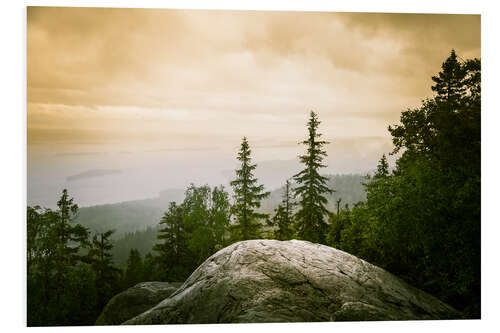 Tableau en PVC Panorama of Koli National Park