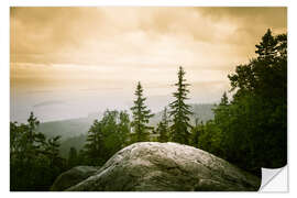 Selvklebende plakat Panorama of Koli National Park