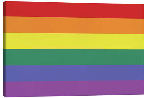 Canvas print Gay pride flag