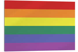 Gallery print Gay pride flag