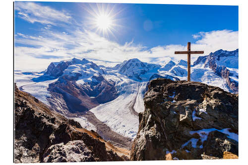 Gallery print Monte Rosa massif in Valais