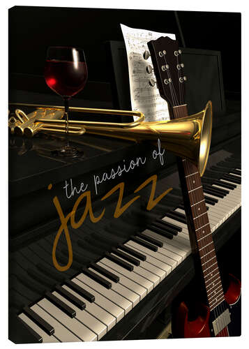 Lerretsbilde passion of Jazz