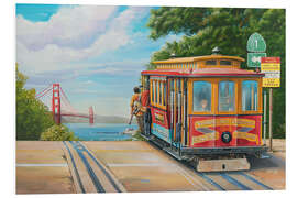 Quadro em PVC To Golden Gate Bridge