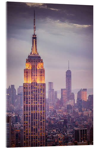 Acrylic print Empire State Building New York