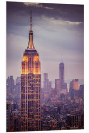 Foam board print Empire State Building New York