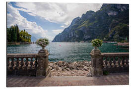 Aluminium print Lake Garda in the summer