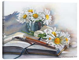 Lienzo Watercolour Chamomile