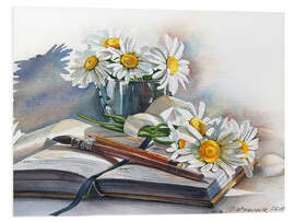 Stampa su PVC Watercolour Chamomile