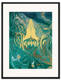 Gerahmter Kunstdruck Namaste