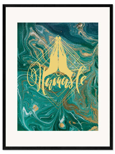 Framed art print Namasté