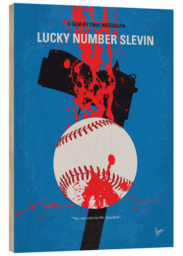 Holzbild Lucky Number Slevin