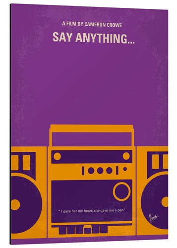 Cuadro de aluminio Say Anything...