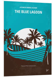 Foam board print The Blue Lagoon