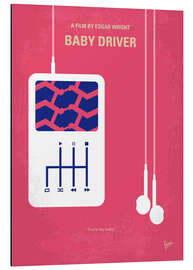 Aluminium print Baby Driver