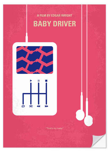 Sticker mural Baby Driver (anglais)