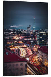 Aluminium print Berlin City West Radio Tower