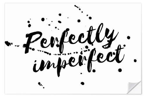 Wandsticker Perfectly imperfect