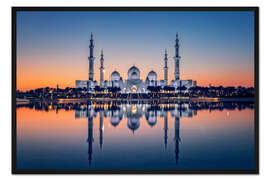 Gerahmter Kunstdruck Scheich-Zayid-Moschee