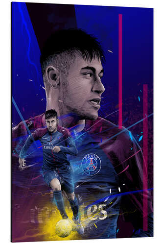 Tableau en aluminium Neymar JR