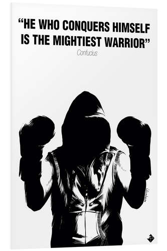 PVC print WARRIOR Motivational Quotes