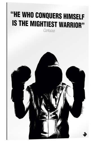 Gallery Print WARRIOR Motivzitate