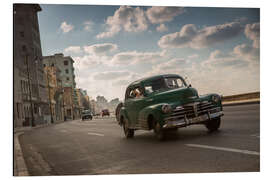 Magnettafel Kubanisches amerikanisches Autofahren durch Havana, Kuba.