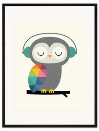 Gerahmter Kunstdruck Eulenzeit