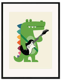 Framed art print Crocstar