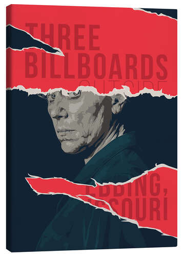 Canvas print Three billboards outside ebbing missouri