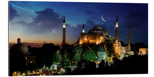 Galleriprint View of Hagia Sophia after sunset